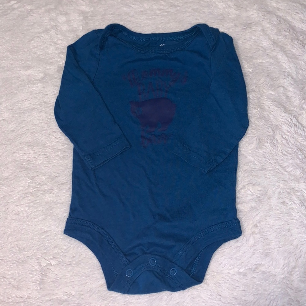 (3 for $10) George mommy’s baby bear bodysuit